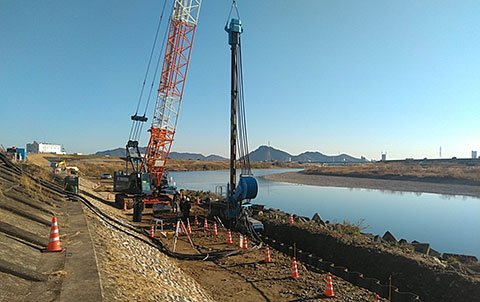 作業状況　現場